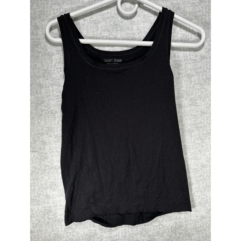 White House Black Market Womens XS Extra Small Tank Sleeveless Black Top